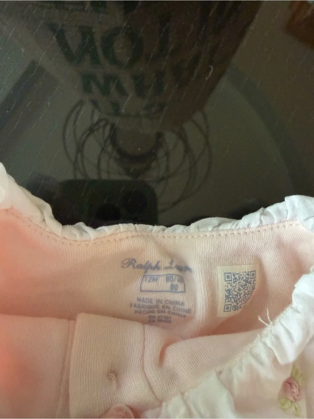 Ralph Lauren baby girl pink dress 12m